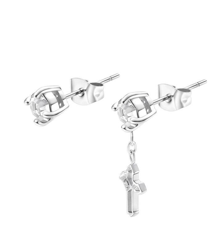 Biżuteria POLICE PEAGE0036501. Kolczyki, Kolor szary. Mężczyzna.