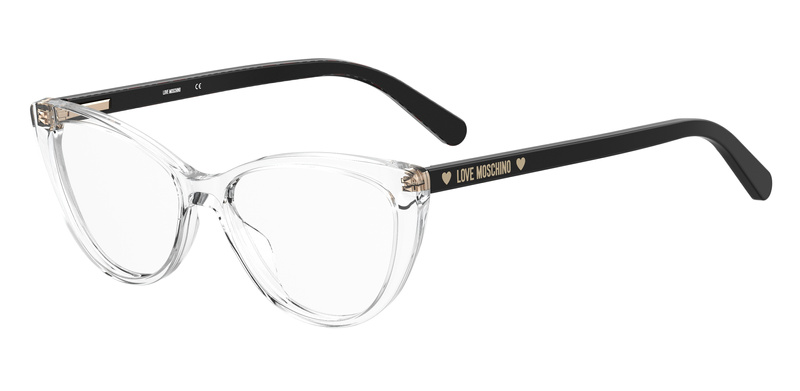 Okulary LOVE MOSCHINO MOL539-900. Okulary, Kolor Crystal. Kobieta.
