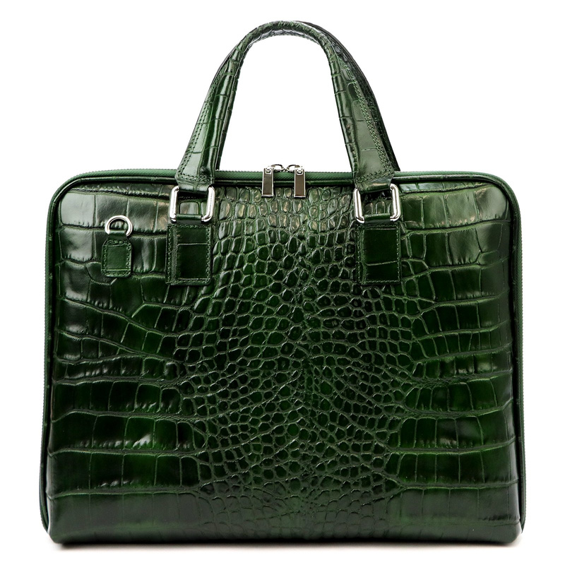 Camilla Skórzana duża teczka torba na dokumenty laptopa do pracy z paskiem