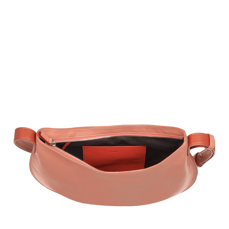 DUDU damska torebka na ramię listonoszka ze skóry naturalnej stylowa