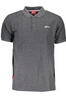 SLAZENGER KOSZULKA POLO Z KR�TKIM R�KAWEM M�SKA SZARA
