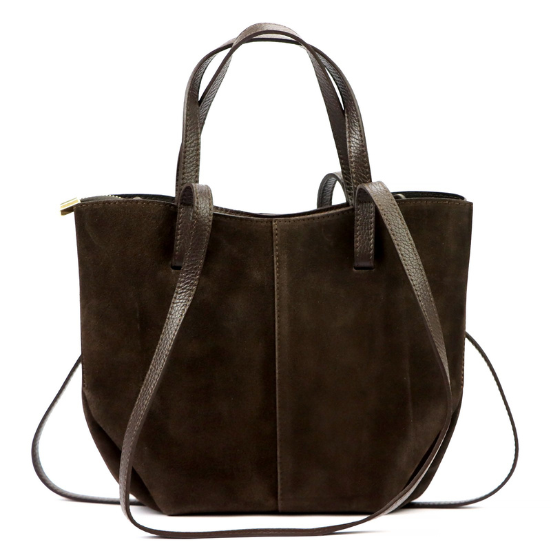 Luka Skórzana pojemna Stylowa damska shopperbag torebka na ramię