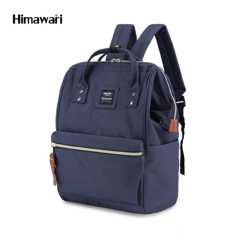 Granatowy plecak na laptopa 13,3" z kieszeniami - Himawari