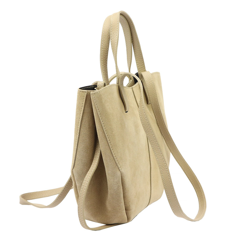 Luka Skórzana pojemna Stylowa damska shopperbag torebka na ramię