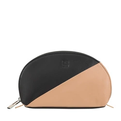 Kosmetyczka skórzana z zamkiem błyskawicznym DUDU