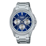 Zegarek CASIO MTP1375PD2A1V. Kwarcowy, Kolor niebieski. Mężczyzna.