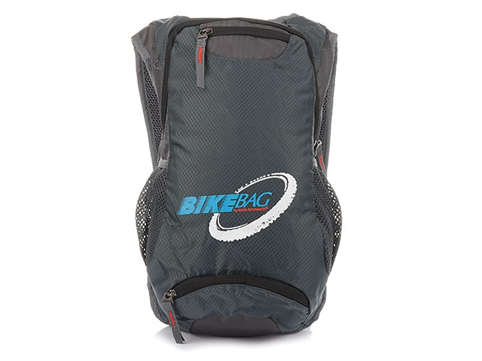 szaro-czarny SOLIDNY lekki SPORTOWY plecak NA ROWER rolki P89