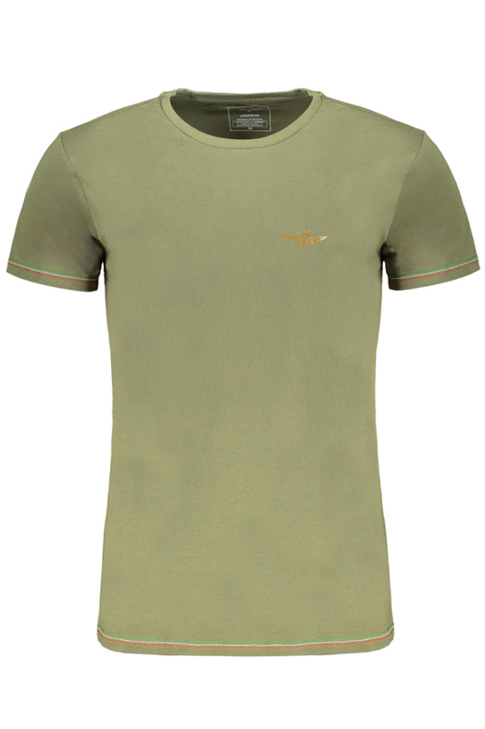 SZARY T-SHIRT MĘSKI Z KRÓTKIM RĘKAWEM ERONAUTICA MILITARE