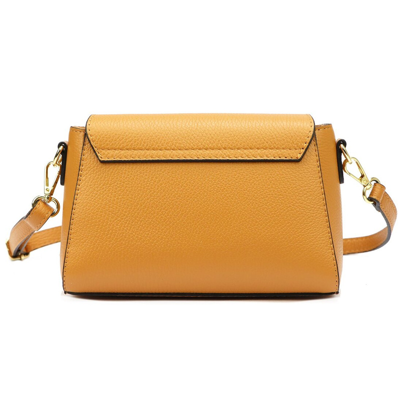 Luka damska listonoszka skóra naturalna torebka przez ramię z klapą