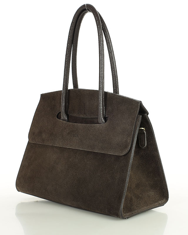 Torebka damska worek hobo bag skóra naturalna - MARCO MAZZINI czarna