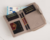 Torba skórzana+portfel PTN D73-DS Dark Beige