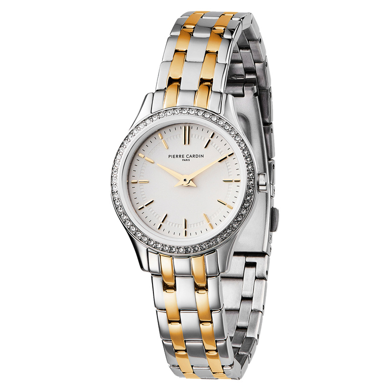 Zegarek PIERRE CARDIN CF.0607.SU.G. Kwarcowy, Kolor biały. Kobieta.