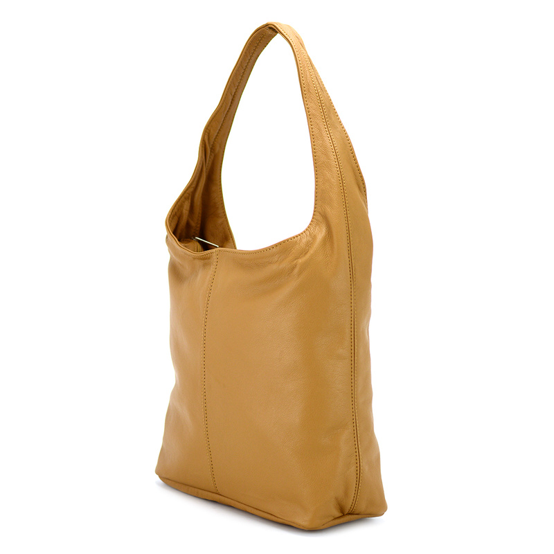 Duża stylowa shopperbag torebka na ramię skórzana z kieszeniami Voyager