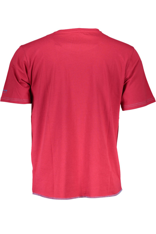 T-SHIRT MĘSKI Z KRÓTKIM RĘKAWEM GAS CZERWONY