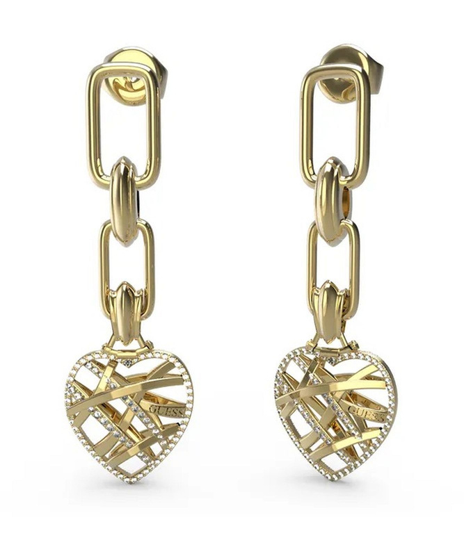Biżuteria GUESS JUBE03096JWYG. Kolczyki, Kolor złoty. Kobieta.