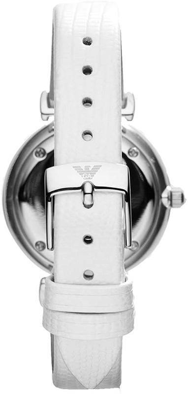 Zegarek ARMANI AR1680. Kwarcowy, Kolor biały. Kobieta.