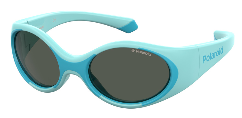 Okulary POLAROID PLD8037SMVUM9. Okulary przeciwsłoneczne, Kolor niebieski. Dziecko.