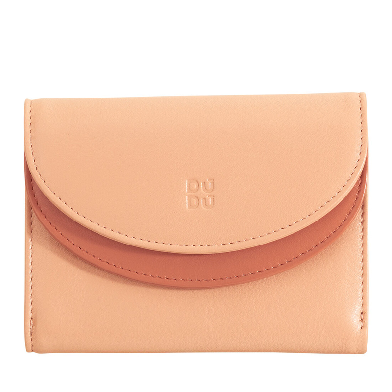 Damska zgrabna skórzana mała portmonetka od DUDU