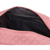 Różowa, treningowa torba wykonana z poliestru, dwukomorowa - Peterson