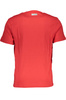 NIEBIESKI T-SHIRT MĘSKI Z KRÓTKIM RĘKAWEM BIKKEMBERGS