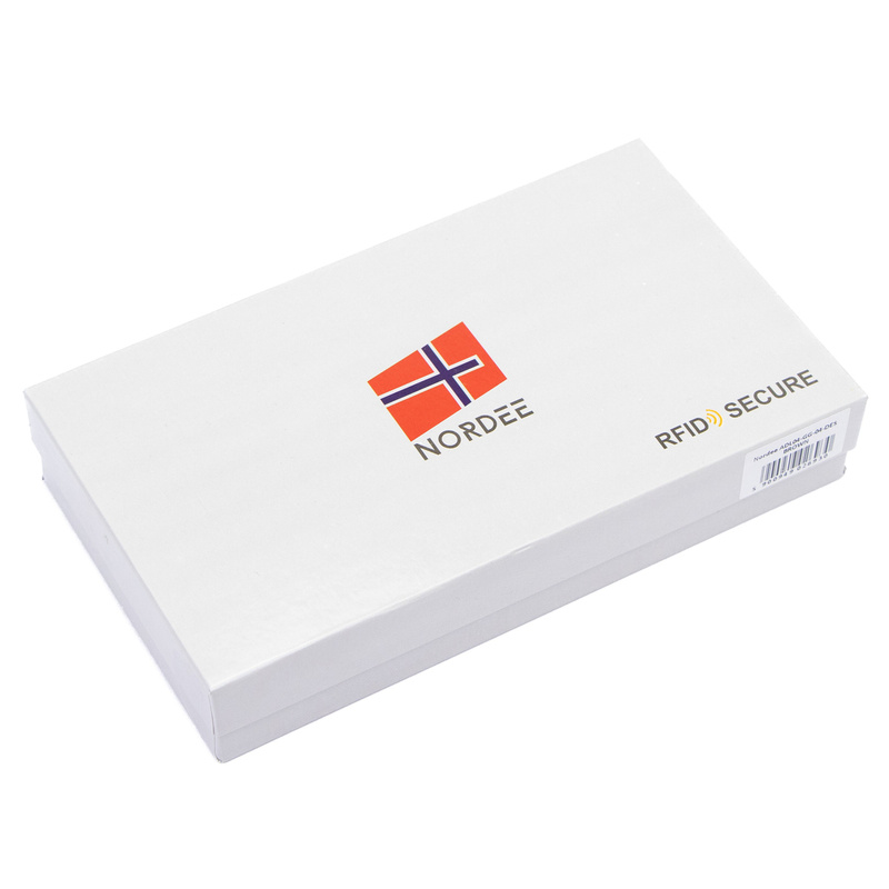 Damski portfel z naturalnej skóry Nordee ADL04-GG-04-DES