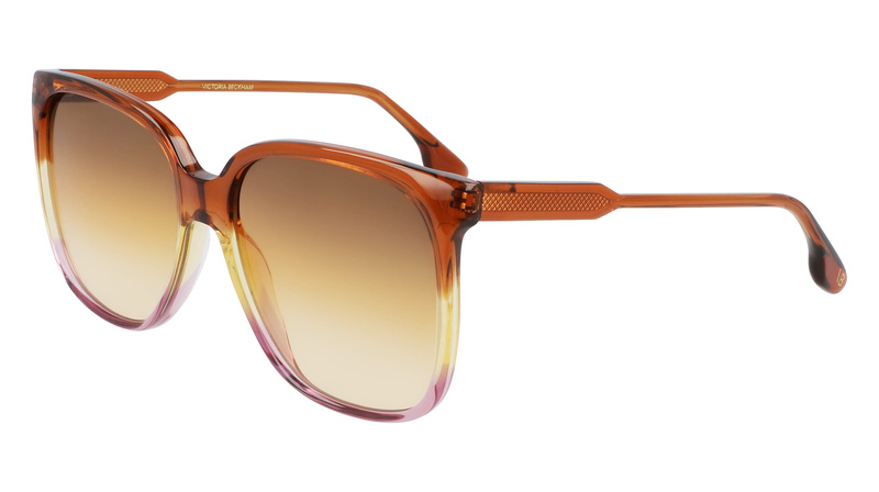 Okulary VICTORIA BECKHAM VB610SCB-241. Okulary przeciwsłoneczne, Kolor żółty różowy. Kobieta.