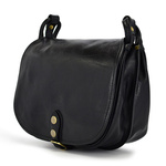 Elegancka klasyczna damska skórzana listonoszka