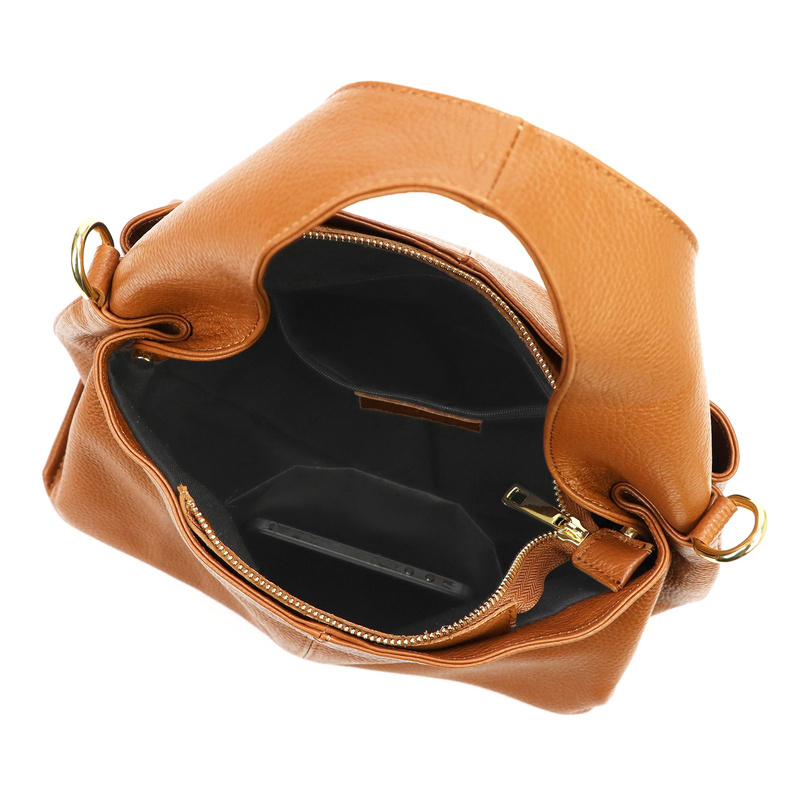 Skórzana miejska torebka na ramię shopperbag Luka
