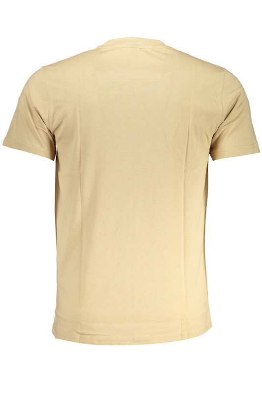 T-SHIRT MĘSKI Z KRÓTKIM RĘKAWEM KLASY CAVALLI BEŻOWY