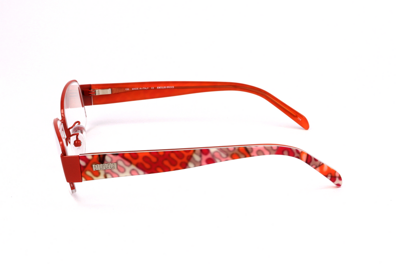Okulary EMILIO PUCCI EP2132800. Okulary, Kolor pomarańczowy. Kobieta.