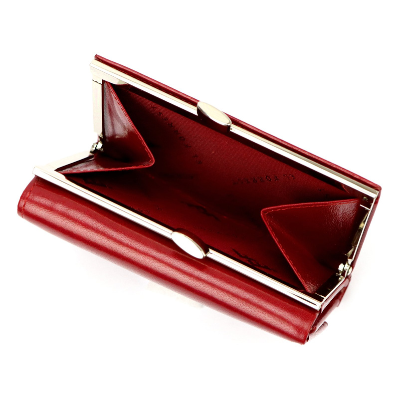 EL FORREST damski portfel skóra naturalna kieszeń na bigiel RFID