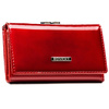 Lakierowany portfel damski ze skóry naturalnej i ekologicznej w czerwonym kolorze - Rovicky
