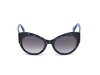 Okulary JUST CAVALLI JC789S-55B. Okulary przeciwsłoneczne, Kolor niebieski szary. Kobieta.