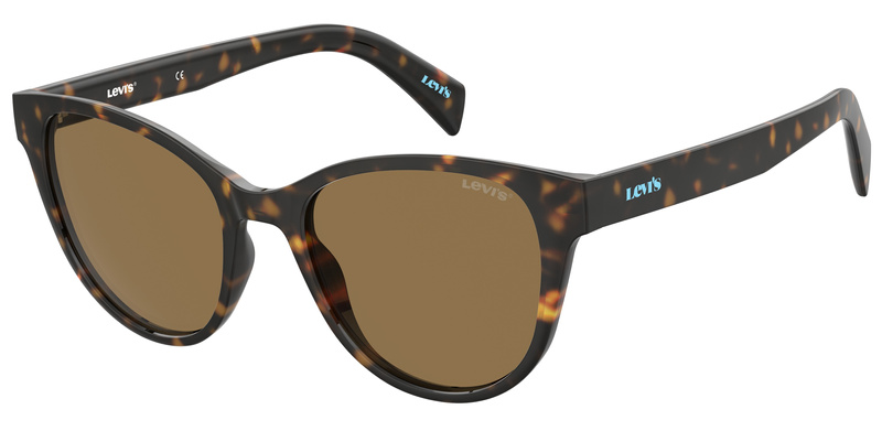 Okulary LEVI'S LV1014S08670. Okulary przeciwsłoneczne, Kolor brązowy havana. Kobieta.