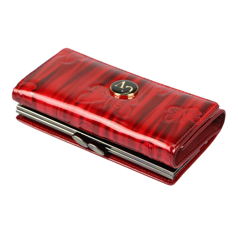 Skórzany damski portfel Cavaldi H23-2-DBF