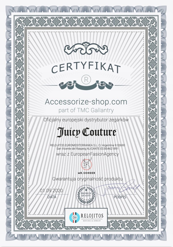 Zegarek JUICY COUTURE JC1276RGRG. Kwarcowy, Kolor srebrny. Kobieta.