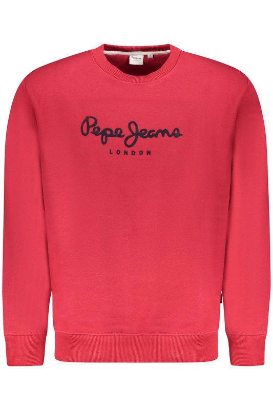 PEPE JEANS MĘSKA CZERWONA BLUZA Z ROZPINANYM NA ZAMEK