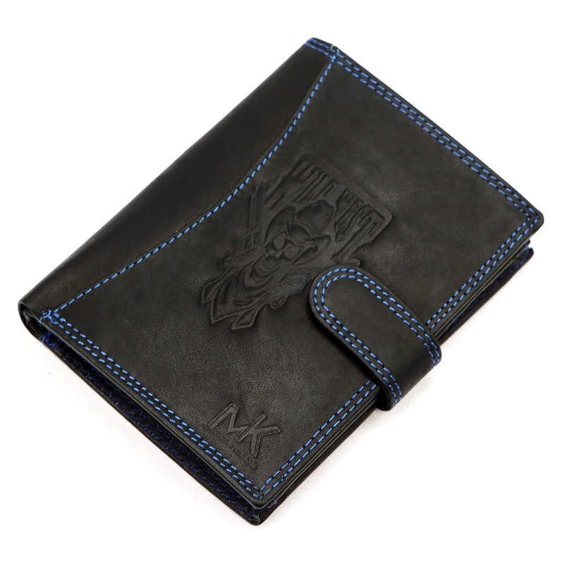 Skórzany męski portfel Money Kepper CDD 5601B WILD WEST