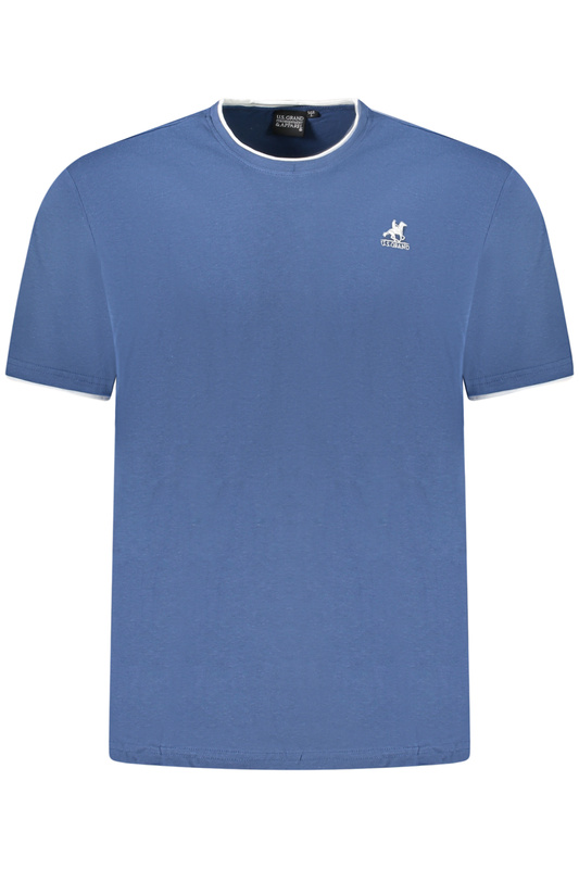 Koszulka męska z krótkim rękawem US GRAND w kolorze niebieskim