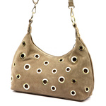 Vera Pelle damska listonoszka skóra naturalna zamszowa torebka na ramię