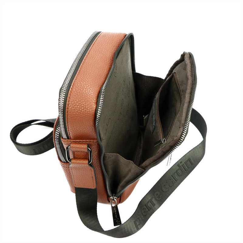 Pierre Cardin męska saszetka miejska torba przez ramię z kieszeniami