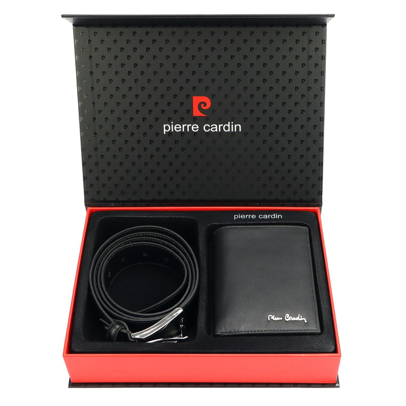 Zestaw męski portfel i pasek marki Pierre Cardin