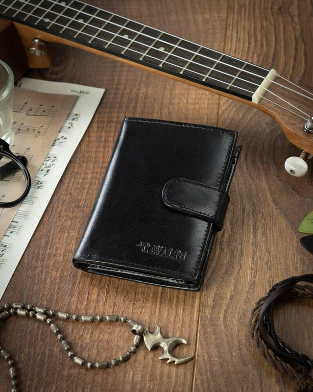 4U Cavaldi duży portfel pionowy męski skóra naturalna rozbudowany RFID