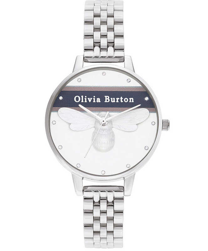 Zegarek OLIVIA BURTON OB16VS07. Kwarcowy, Kolor biały. Kobieta.