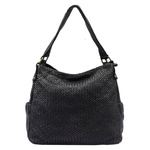 VS damska shopperbag torebka na ramię skóra naturalna pleciony wzór