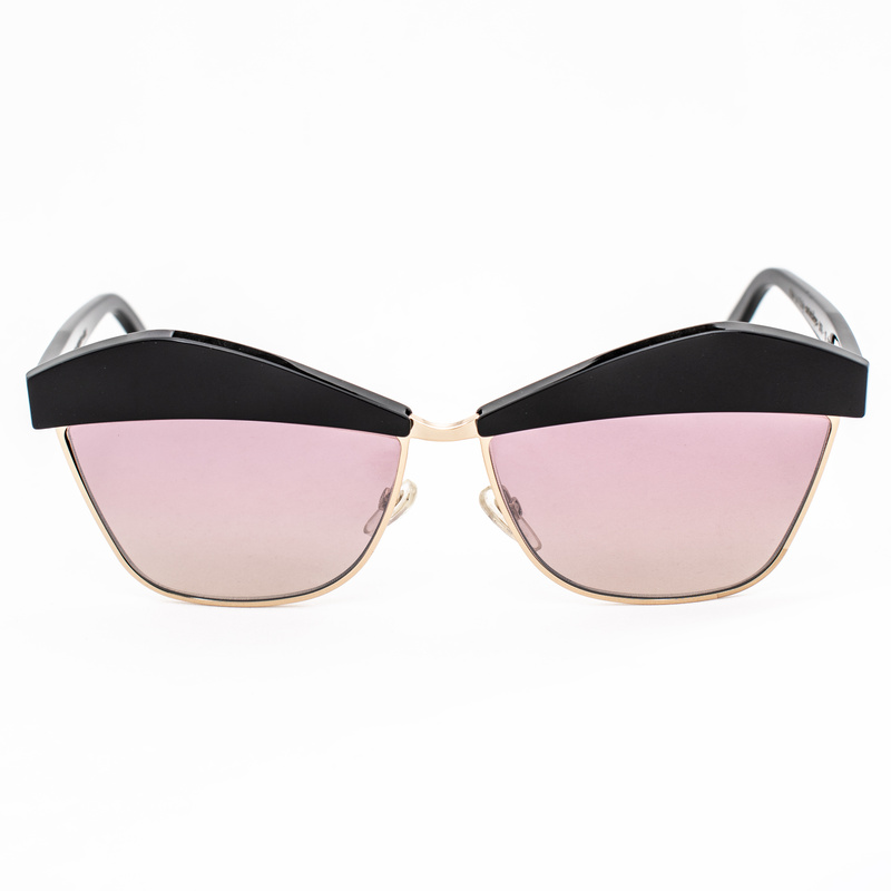 Okulary JPLUS JP5076-01. Okulary przeciwsłoneczne, Kolor czarny. Kobieta.