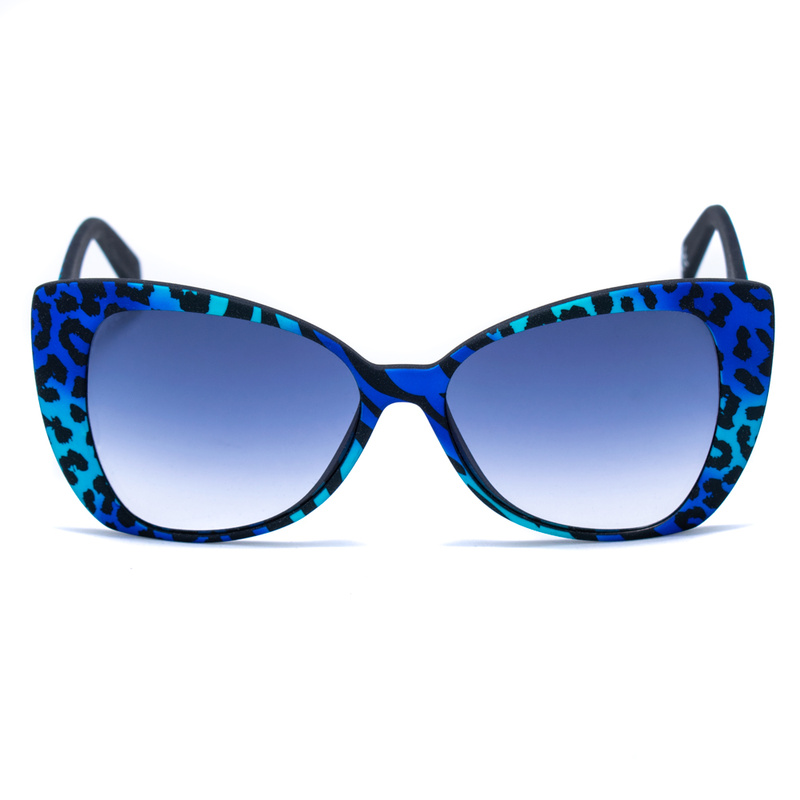 Okulary ITALIA INDEPENDENT 0904-ZEB-022. Okulary przeciwsłoneczne, Kolor niebieski. Kobieta.