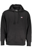 CZARNA BLUZA MĘSKA TOMMY HILFIGER BEZ ZAMKA