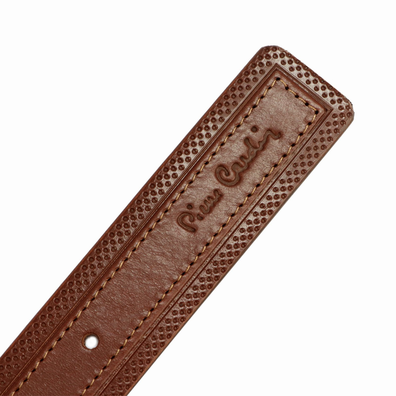 męski pasek z prawdziwej skóry Pierre Cardin GF 9017