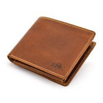 Kompaktowy skórzany męski portfel od TMC z RFID